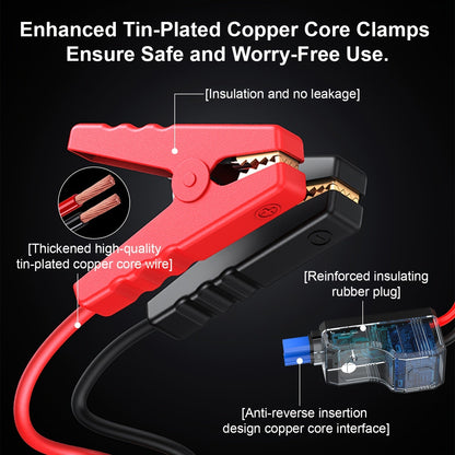 Portable Car Jump Starter with Air Compressor – 2-in-1 Emergency Kit