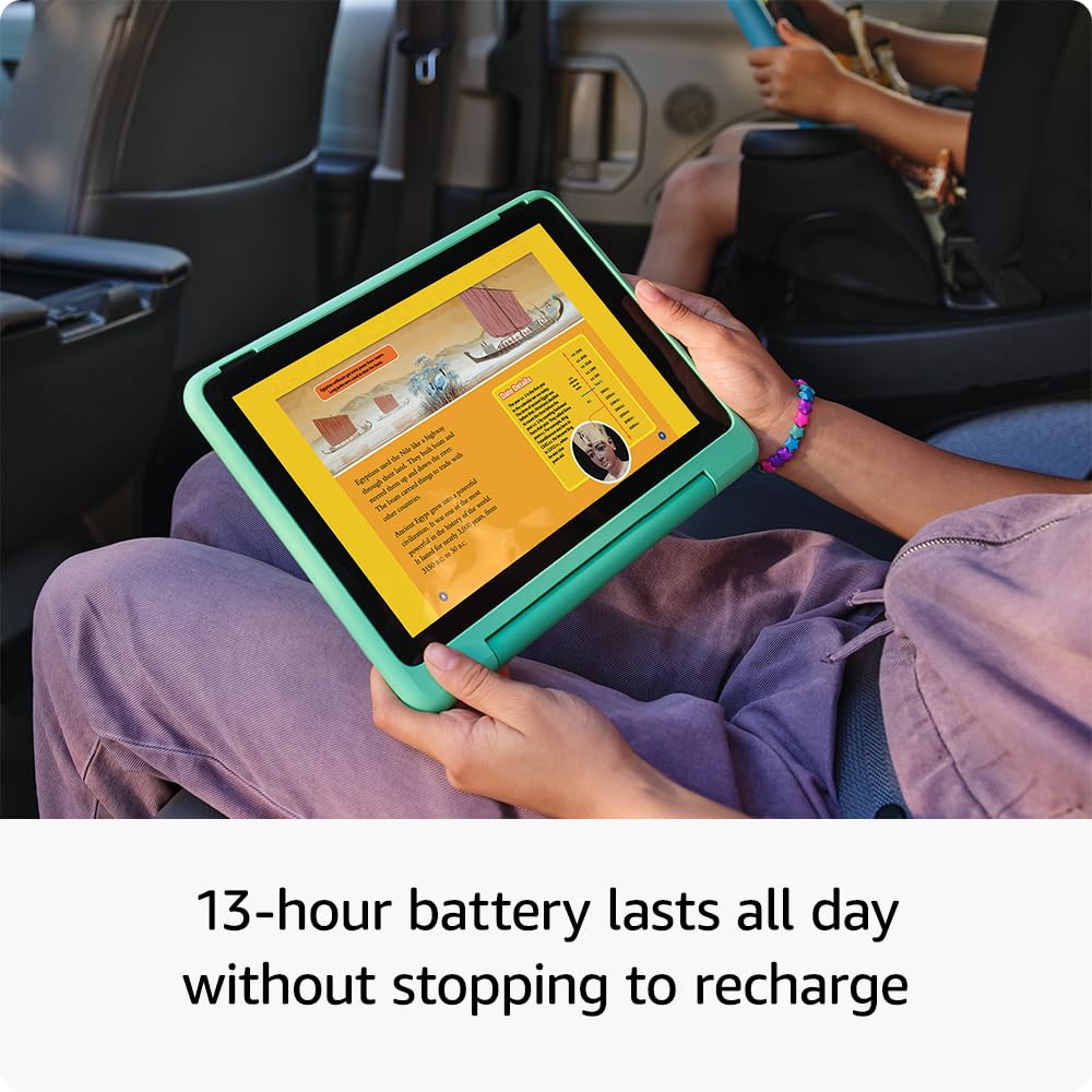 Amazon Fire HD 10 Kids Pro Tablet – Ages 6–12, 32GB, 10.1" HD Screen