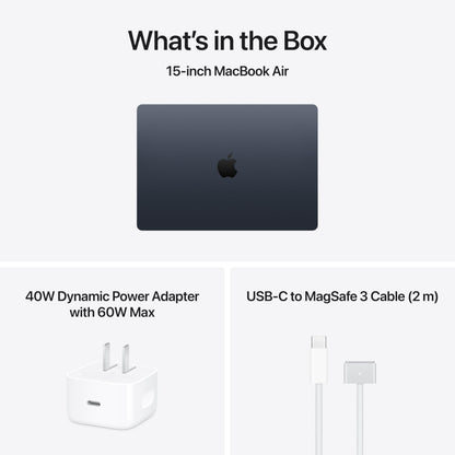 Apple MacBook Air 15" M5 – 16GB RAM, 512GB SSD, Wi-Fi 7, Midnight