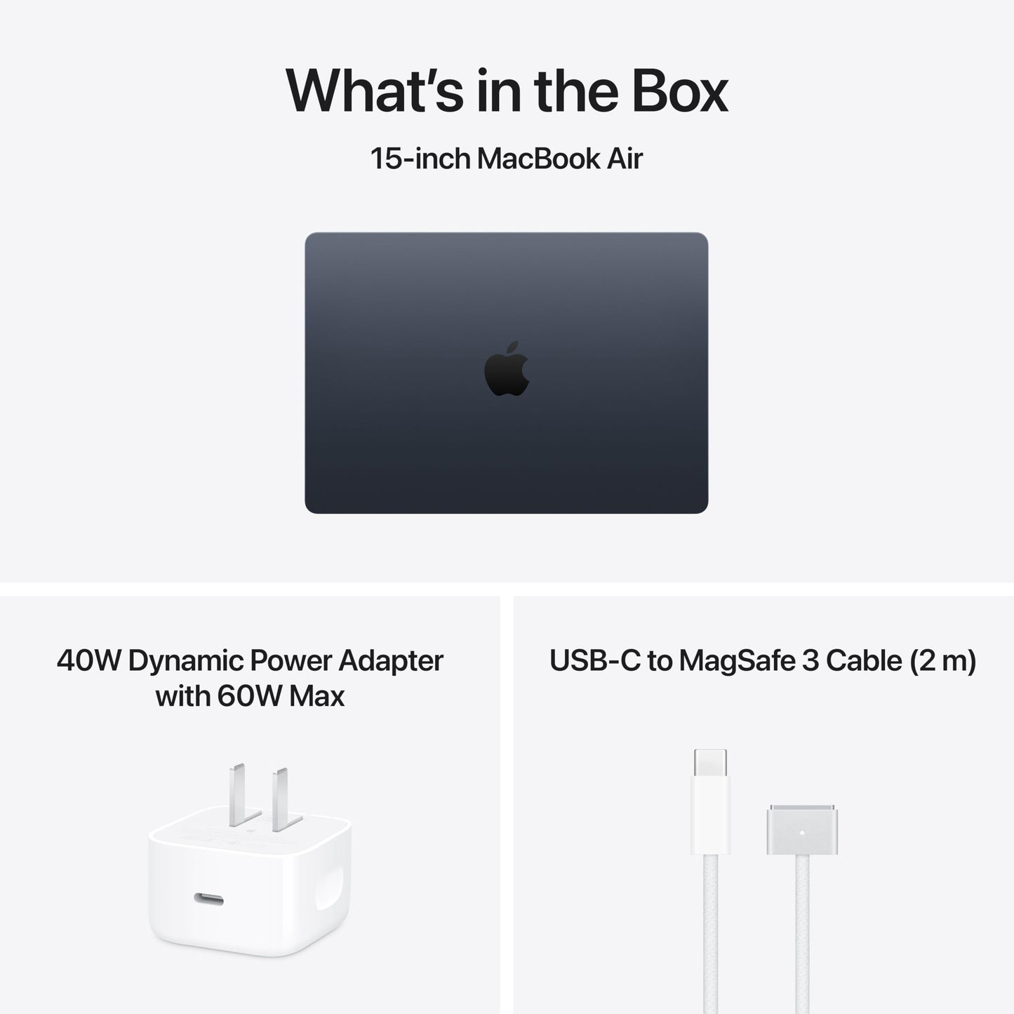 Apple MacBook Air 15" M5 – 16GB RAM, 512GB SSD, Wi-Fi 7, Midnight