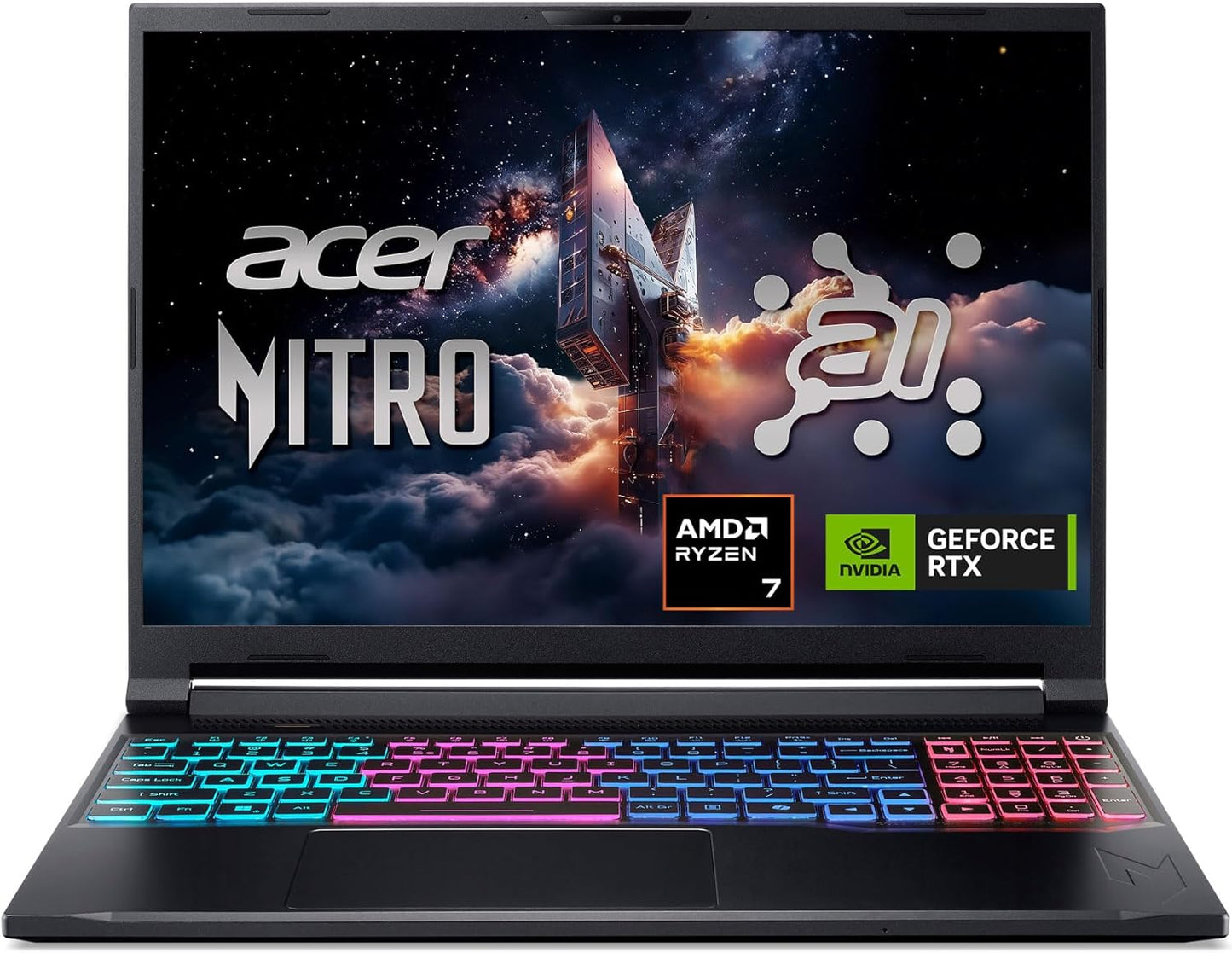Acer Nitro V 16S AI Gaming Laptop – RTX 5060, Ryzen 7, 32GB DDR5, 1TB SSD