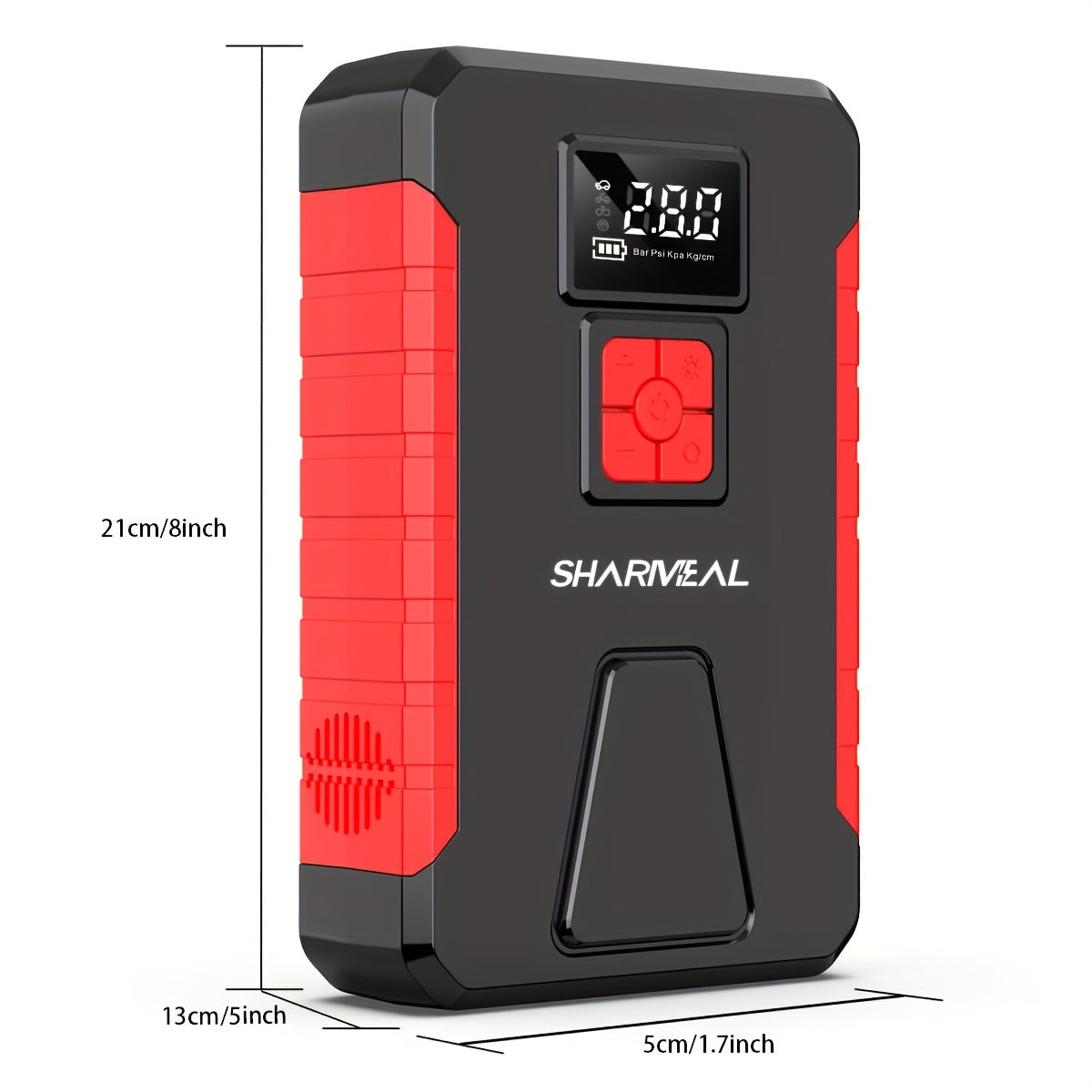 Portable Car Jump Starter with Air Compressor – 2-in-1 Emergency Kit
